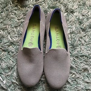 Rothys iridescent original loafers size 8